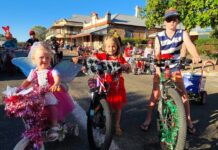 Blyth street Christmas party kicks on